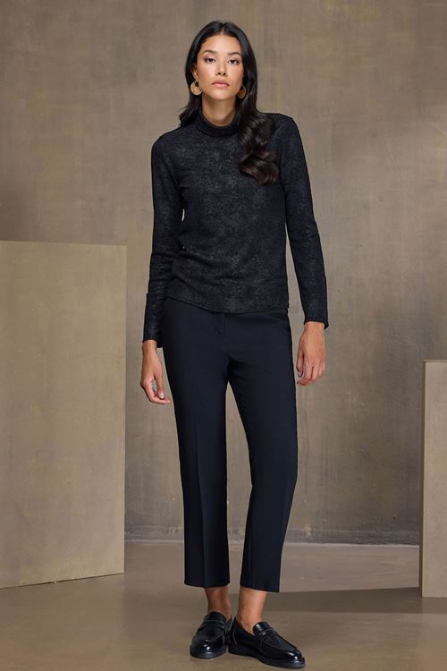 Slim Fit Pantolon Siyah