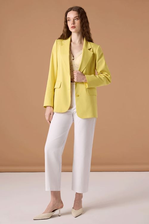 Blazer Ceket Sarı