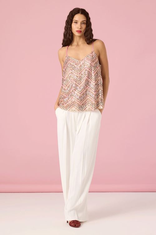 Renk Geçişli Bluz Pembe