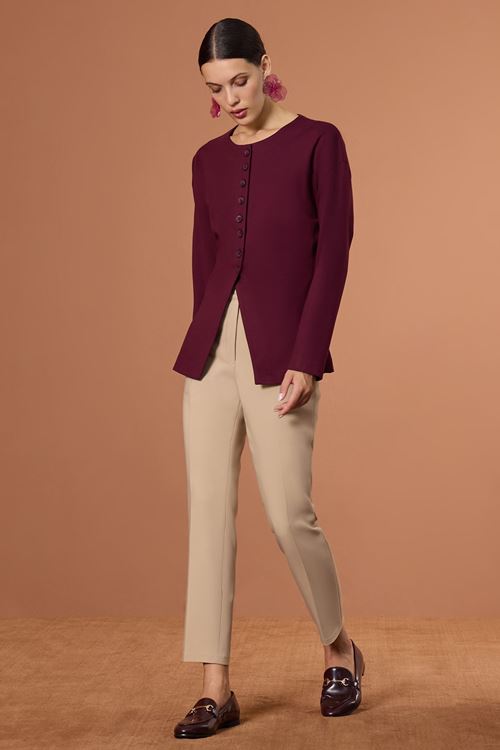 Slim Fit Pantolon Camel