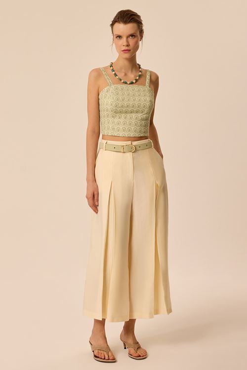 Örme Dokulu Büstiyer Mint