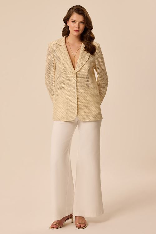 Sim Geçişli Ceket Altın