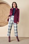 Kadife Blazer Ceket Bordo