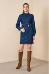 Aller Denim Elbise Lacivert