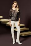 Slim Fit Bluz Kahverengi