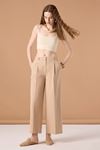 Slim Fit Atlet Ekru
