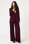 Fileto Cepli Blazer Ceket Bordo
